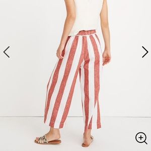 Madewell Huston Goldstripe crop pants xxs